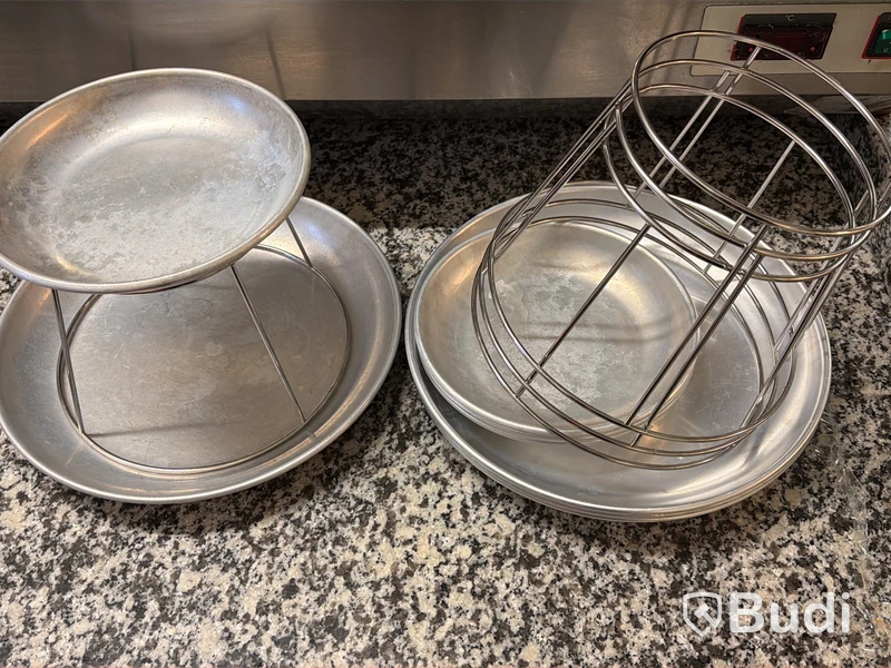 4 st serveringfat för skaldjurplateu