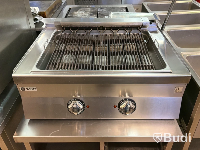 Elgrill, WERY CW68E, två brännare