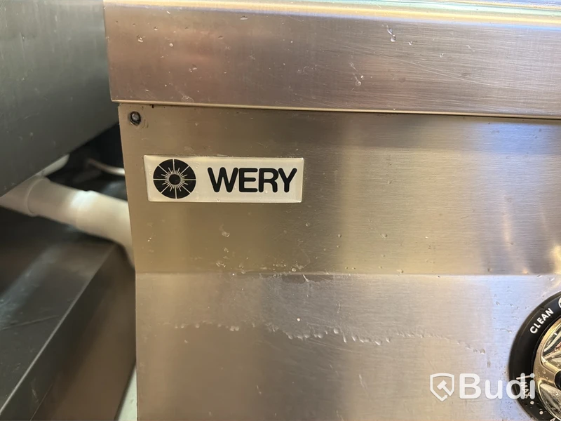 Elgrill, WERY CW68E, två brännare