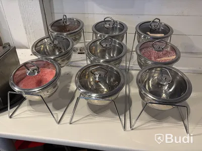 Strösselställ 3 st samt chokladvärmare