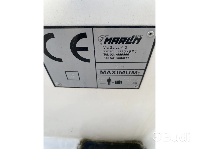 Ribbåt Marlin med Evinrude 150 hk. 2-takt. -2000. Längd (m): 6,30