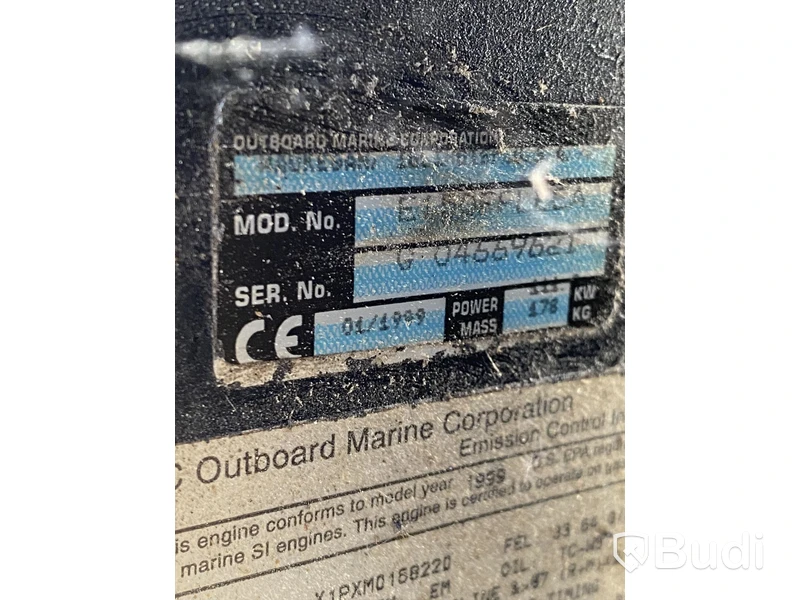 Ribbåt Marlin med Evinrude 150 hk. 2-takt. -2000. Längd (m): 6,30