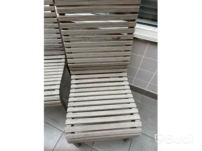 2 st. Utomhusstolar Artwood