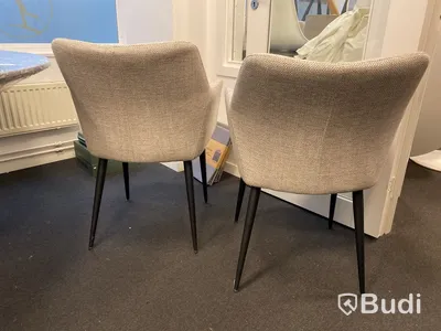 2 st. Matstolar Martinsen Remy Spisestol Beige