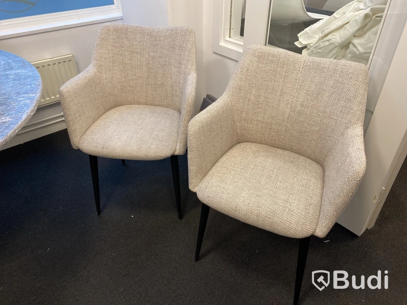 2 st. Matstolar Martinsen Remy Spisestol Beige