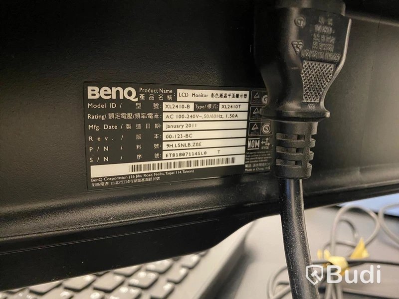 Datorskärm Benq XL 2410-B