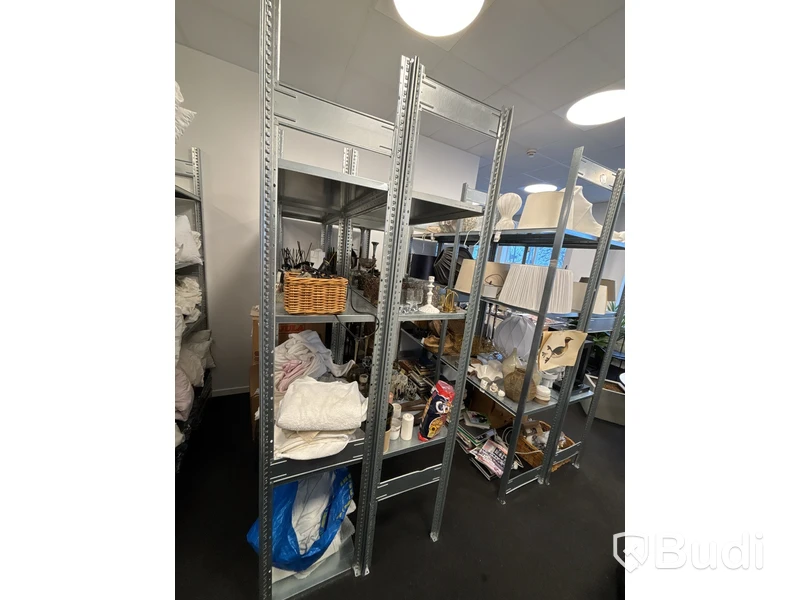 2 st. Hyllsektioner i metall
