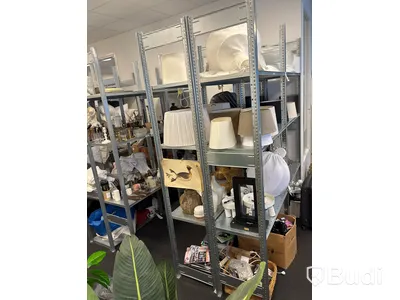 2 st. Hyllsektioner i metall