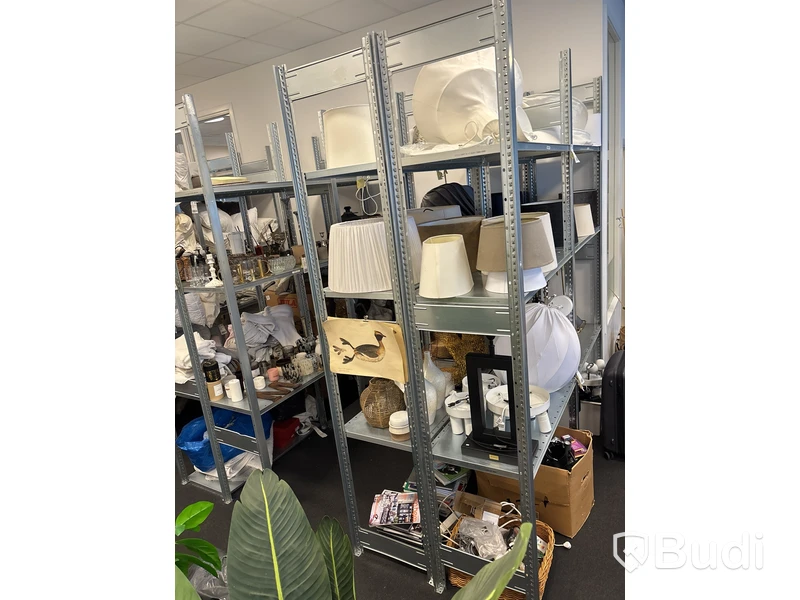 2 st. Hyllsektioner i metall