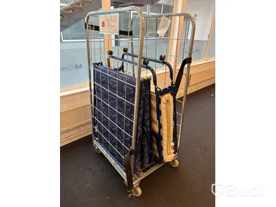 2 st. Gästsäng med transportvagn