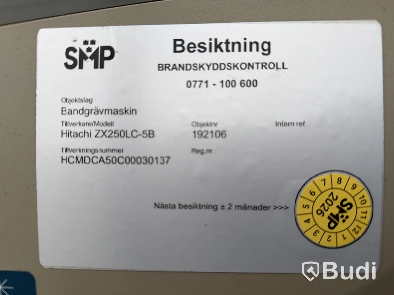 Grävmaskin Hitachi ZX250LC-5B -2013 | Engcon