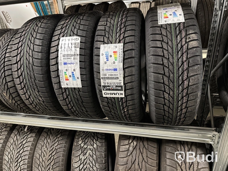 4 st. Vinterdäck Kumho 205/55R16 XL