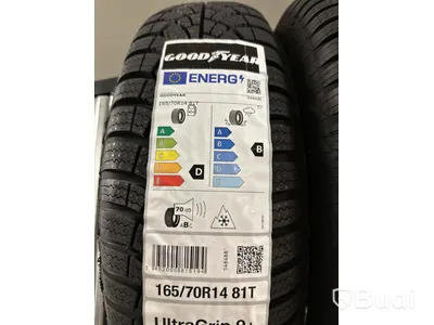 4 st. Vinterdäck, Goodyear 165/70R14 81T