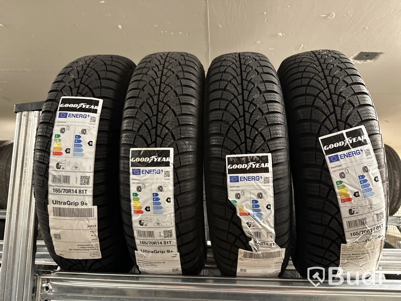4 st. Vinterdäck, Goodyear 165/70R14 81T