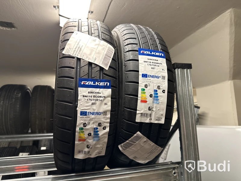 2 st. Sommardäck, Falken 175/70R14 88T