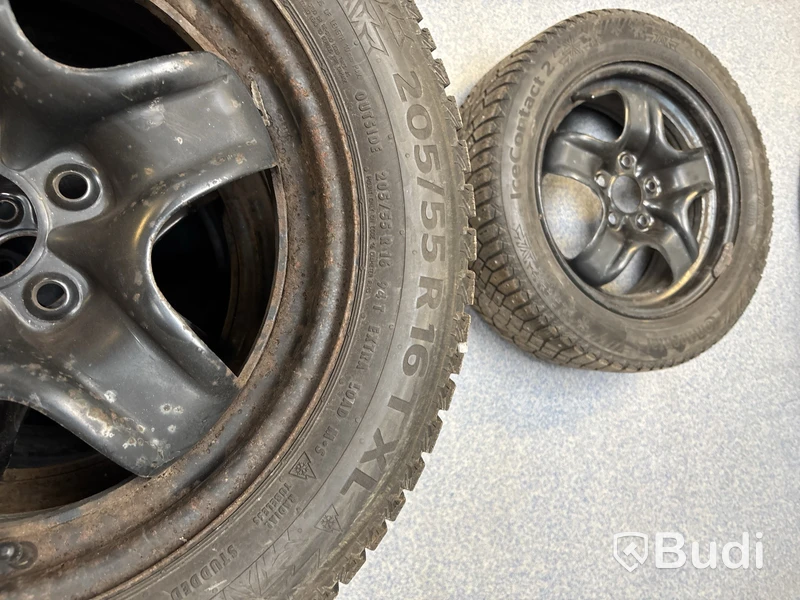 4 st. Vinterhjul Continental 205/55R16 TXL