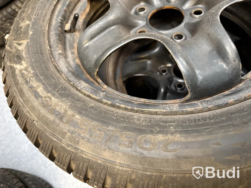 4 st. Vinterhjul Continental 205/55R16 TXL