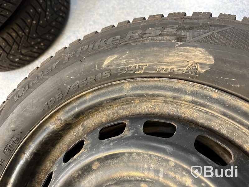 4 st. Vinterhjul Hankook 195/65R16 95T