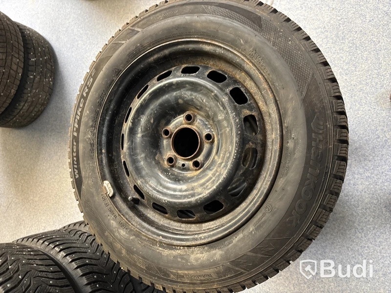 4 st. Vinterhjul Hankook 195/65R16 95T