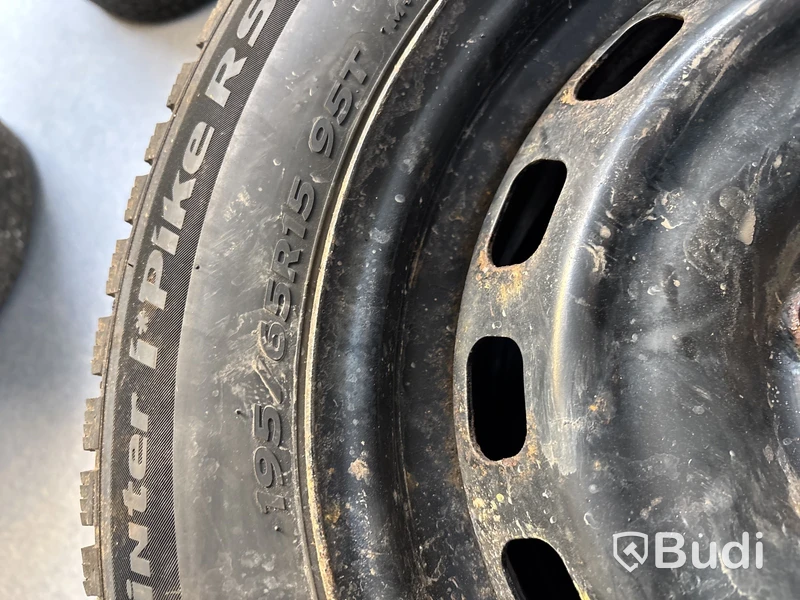4 st. Vinterhjul Hankook 195/65R16 95T