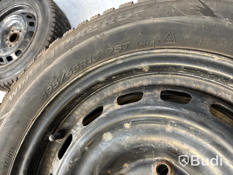 4 st. Vinterhjul Hankook 195/65R16 95T