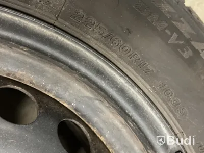 4 st. Vinterhjul Bridgestone 225/60 R17 103S