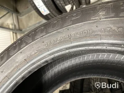 2 st. Däck Dunlop 265/60R18 110H