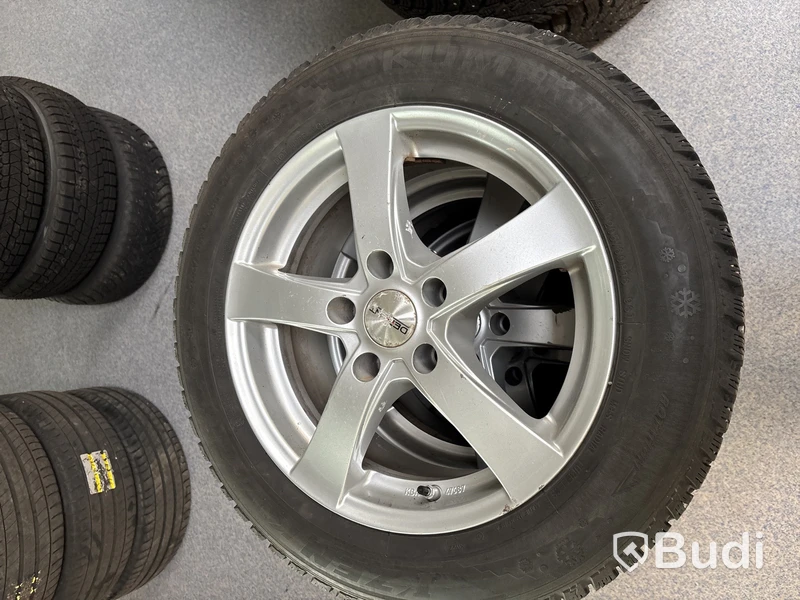 4 st. Vinterhjul Kumho 205/60R16 96T XL