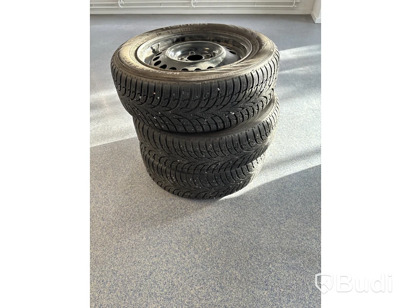 3 st. Vinterhjul Nokian 185/65R15 92T XL