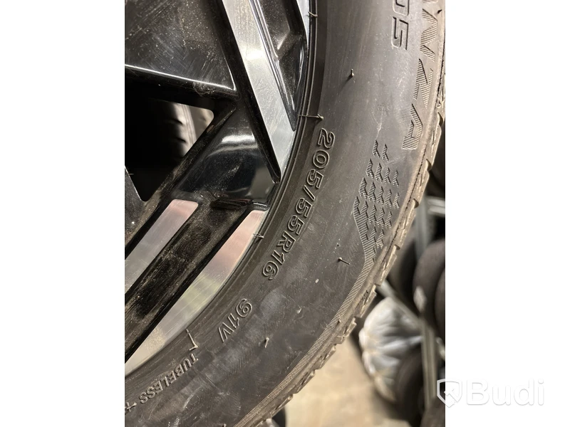 4 st. Vinterhjul Bridgestone 205/55R16 91V