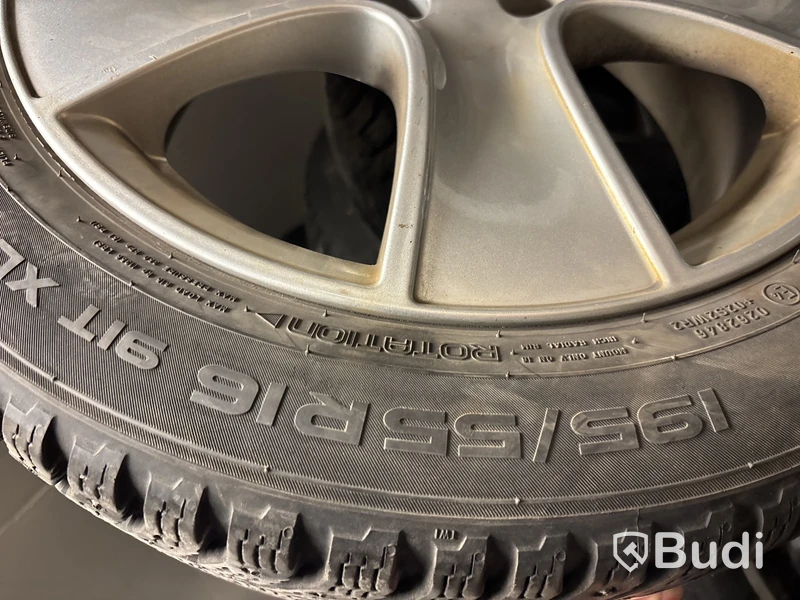 4 st. Vinterhjul Nokian 195/55R16 91T XL