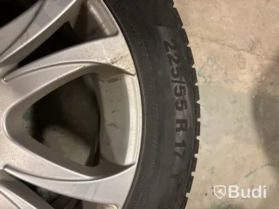2 st. Vinterhjul Continental 225/55R17 T XL