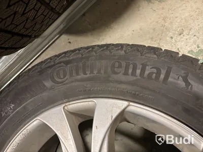 2 st. Vinterhjul Continental 225/55R17 T XL