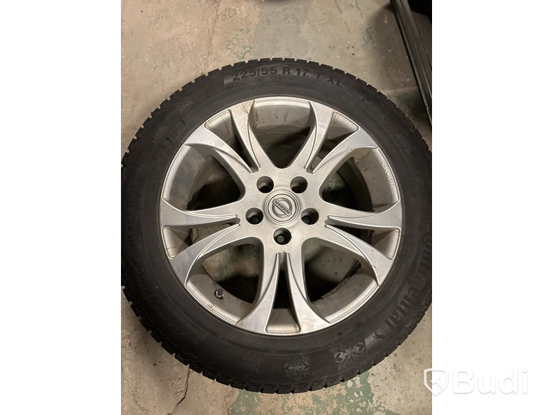 2 st. Vinterhjul Continental 225/55R17 T XL