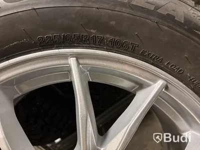 3 st. Vinterhjul Bridgestone 225/65R17 106T