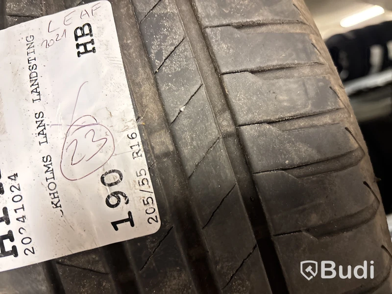 4 st. Sommarhjul Bridgestone 205/55R16