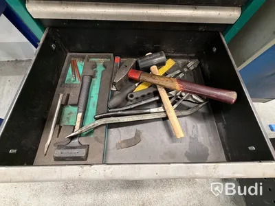 Verktygsvagn Kamasa tools inkl diverse verktyg 150cm hög