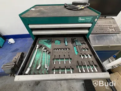 Verktygsvagn Kamasa tools inkl diverse verktyg 150cm hög