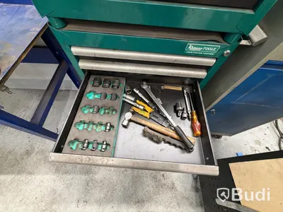 Verktygsvagn Kamasa tools inkl diverse verktyg 150cm hög