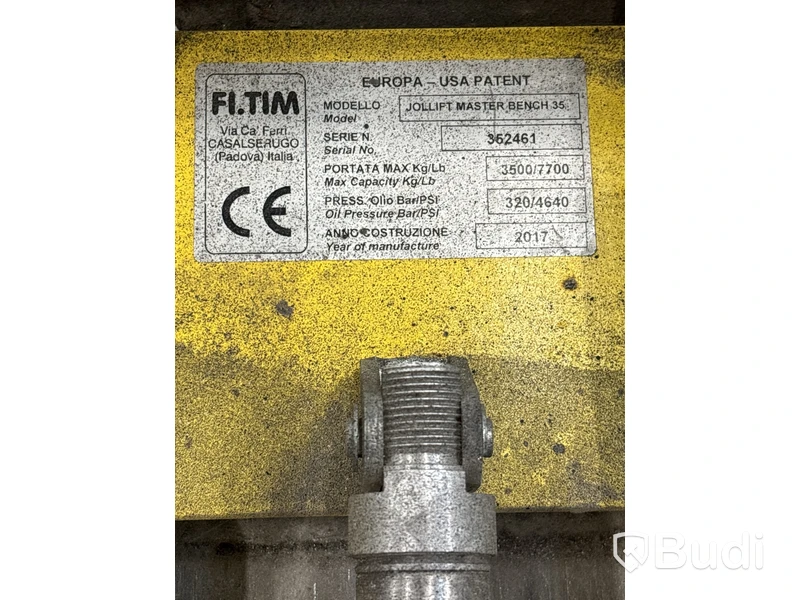 Riktbänk, dragriktare 10 ton, lift Jolift Master bench 35, inkl verktygsvagn