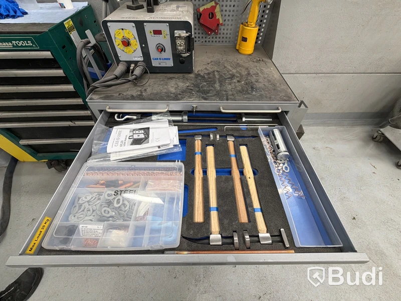 Arbetsstation Car O Liner CR 235, verktygsbänk för reparation av krockskador, buckelmaskin -2024