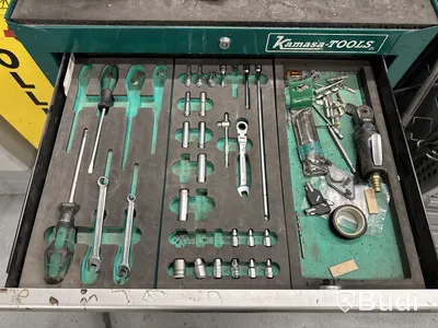 Verktygsvagn Kamasa Tools, inkl. verktyg