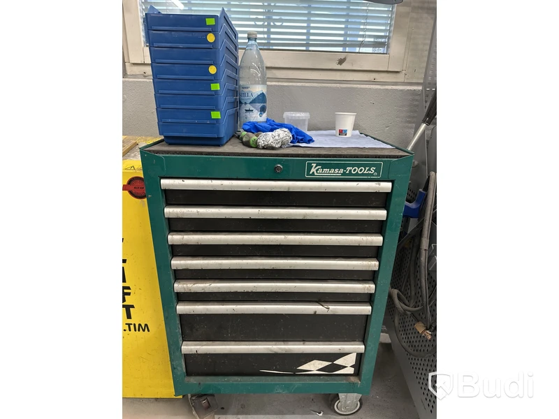 Verktygsvagn Kamasa Tools, inkl. verktyg