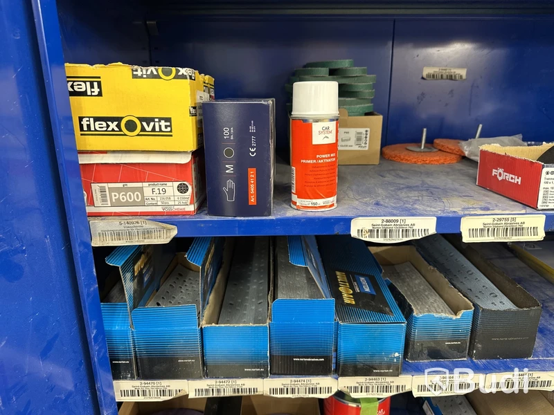 2 st. Verktygsskåp inkl. innehåll