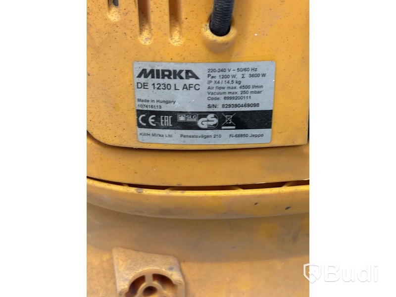 Dammsugare Mirka DE 1230 L AFC