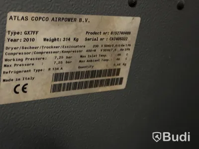 Industrikompressor Atlas Copco GX7 FF