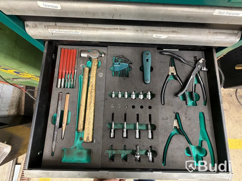 Verktygsvagn kamasa tools 150 cm