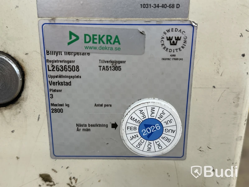 Billyft, Stertil Koni KS-2028-A 2800 kg