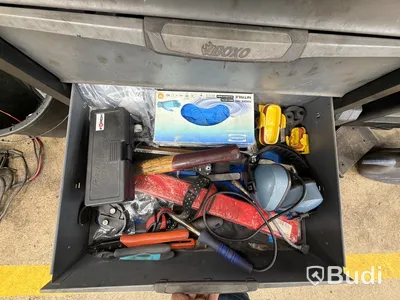 Verktygsvagn Boxo 100 cm, Makita skruvdragare 18V, powerfix hylsnyckelväska