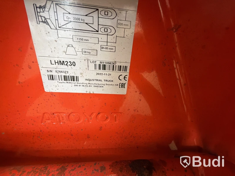 Palldragare, Toyota LHM230 2300 kg